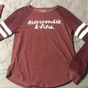 Abercrombie girls long sleeve top